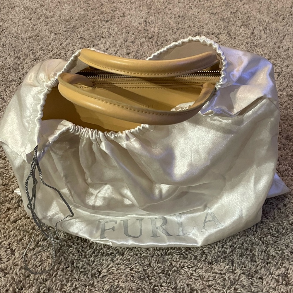 Furla Tan/Yellow Handbag - Picture 5 of 5